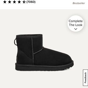 UGG Classic Mini II Black Boots